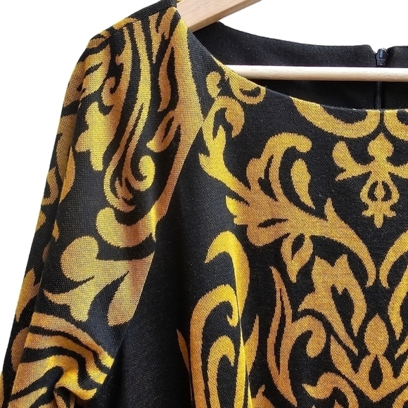 NWT Rabbit Rabbit Rabbit Knit Midi Dress with Geometric Pattern, Size Medium - Picture 4 of 13